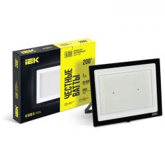 Прожектор светодиодный ИЭК СДО 06-200 6500К IP65 чёрный IEK LPDO601-200-65-K02