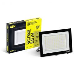 Прожектор светодиодный ИЭК СДО 06-100 6500К IP65 чёрный IEK LPDO601-100-65-K02