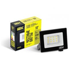 Прожектор светодиодный ИЭК СДО 06-10 4000К IP65 чёрный IEK LPDO601-10-40-K02