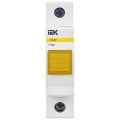 Лампа сигнальная ИЭК ЛС-47 жёлтый KARAT IEK MLS10-230-K05