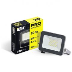 Прожектор светодиодный ИЭК СДО 07-20 20Вт 6500К IP65 сер. IEK LPDO701-20-K03