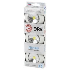 Фонарь Эра SB-502 NEW пушлайт Аврора COB 3хAAA белый (уп.3шт) Б0031041 ERA