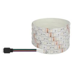 Комплект светодиодной Эра ленты 5050kit-14.4-60-12-IP65-RGB разноцвет. 12В (в комплекте: LED лента на двустороннем скотче; источник питания; контроллер; пульт управления; коннекторы) (уп.5м) Б0043070 ERA