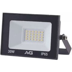 Прожектор светодиодный AVG (АВГ) Серия 6 SDO-6 30Вт, 200-240В, 6500К, 90x25x70мм, IP65, черный