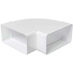 Колено ERA (ЭРА) КГП 60х120 мм горизонтальное пластик (612КГП)