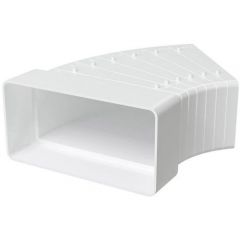 Колено ERA (ЭРА) КРП 60х120 мм разноугловое пластик (612КРП)