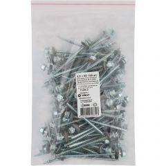 Шурупы Хват (Hvat) кровельные некрашеные, со сверлом 4,8х80 мм 100 шт, 23480-0