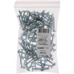 Саморезы Хват (Hvat) специал,, полукр,головка Torx, сверло, с крылышками, 4,2х32 мм 100 шт, 22971-0