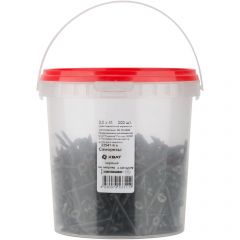 Саморезы Хват (Hvat) черные по гипроку к металлу 3,5х41 мм ведро 500 шт, 22541-6В