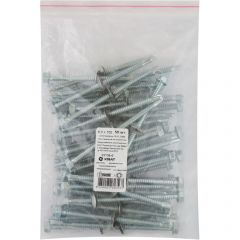 Шурупы Хват (Hvat) кровельные оцинк, некрашеные, со сверлом М6,3х100 мм 50 шт, 23136-0