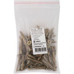 Шурупы Хват (Hvat) желтопассированные, универсальные 5х35 мм 100 шт, 21535-0