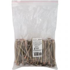 Шурупы Хват (Hvat) желтопассированные, универсальные 6х70 мм 100 шт, 21611-0