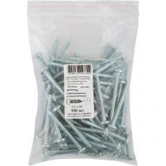 Шурупы Хват (Hvat) оцинкованные, остроконечные DIN7981, 5,5х50 мм 100 шт, 21701-0