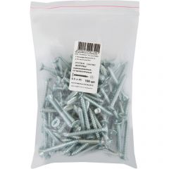 Шурупы Хват (Hvat) оцинкованные, остроконечные DIN7982, 5,5х45 мм 100 шт, 21770-0