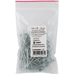 Шурупы Хват (Hvat) оцинкованные, универсальные 3х35 мм 100 шт, 20135-0