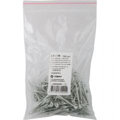 Шурупы Хват (Hvat) оцинкованные, универсальные 3,5х35 мм 100 шт, 20235-0