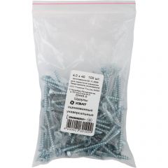 Шурупы Хват (Hvat) оцинкованные, универсальные 4,5х40 мм 100 шт, 20440-0