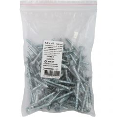 Шурупы Хват (Hvat) оцинкованные, универсальные 5х45 мм 100 шт, 20545-0