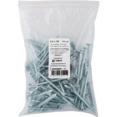 Шурупы Хват (Hvat) оцинкованные, универсальные 5х50 мм 100 шт, 20550-0