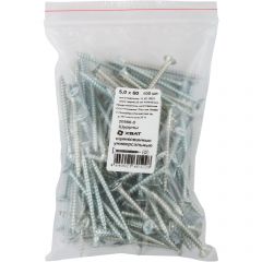 Шурупы Хват (Hvat) оцинкованные, универсальные 5х60 мм 100 шт, 20560-0