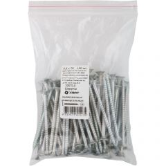 Шурупы Хват (Hvat) оцинкованные, универсальные 5х70 мм 100 шт, 20570-0