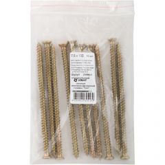 Шуруп Хват (Hvat) специальный/окон, желтопассированный, головка Torx, 7,5х132 мм 10 шт, 25994-0