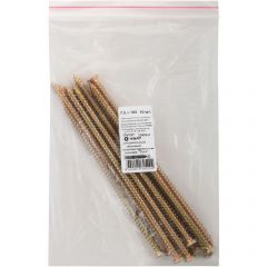 Шуруп Хват специальный/окон, желтопассированный, головка Torx, 7,5х182 мм 10 шт, 25998-0