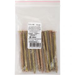 Шуруп Хват (Hvat) специальный/окон, желтопассированный, головка Torx, 7,5х92 мм 10 шт, 25990-0