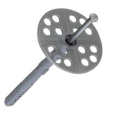 Дюбель для теплоизоляции Daxmer (Даксмер) 10х120 мм металлический гвоздь (250 шт.)