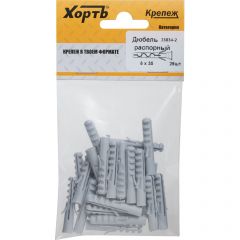 Дюбель Хват (Hvat) распорный 6х35 мм 29 шт, 23834-2