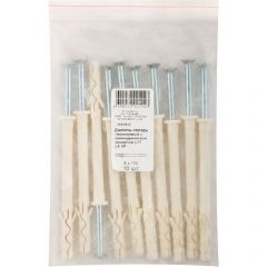 Дюбель-гвоздь Хват (Hvat) нейлоновый с цилиндрической манжетой LYT 8х100 мм LK SP, 10 шт, 24628-0