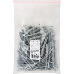 Дюбель-гвоздь Хват (Hvat) полипропиленовый 6х60 мм 100 шт, 24360-0