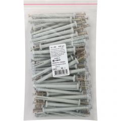 Дюбель-гвоздь Хват (Hvat) полипропиленовый 6х80 мм тип С 100 шт, 24580-0