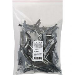 Дюбель-гвоздь Хват (Hvat) полипропиленовый 6х40 мм 100 шт, 24650-0