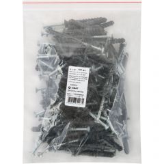 Дюбель-гвоздь Хват (Hvat) полипропиленовый 8х60 мм 100 шт, 24690-0