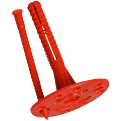 Дюбель для теплоизоляции Tech-Krep (Тех Креп) IZO тарельчатый с пластиковым гвоздем 10х140 мм 500 шт.