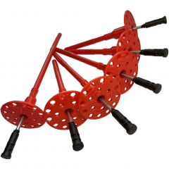 Дюбель-гвоздь для теплоизоляции FasadPro (ФасадПро) тарельчатый стальной 10х170 мм 250 шт.