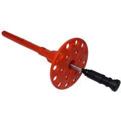 Дюбель-гвоздь для теплоизоляции FasadPro (ФасадПро) тарельчатый стальной 10х300 мм 1 шт.