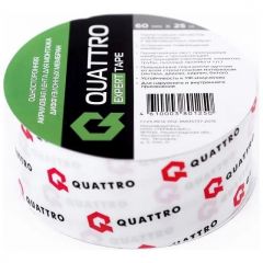 Акриловая лента односторонняя для монтажа диффузионных мембран, Quattro (Куаттро) expert tape, 60 мм х 25 м