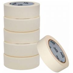 Лента малярная клейкая AVG (АВГ) 48 мм x 50 м 6 шт.
