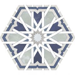 Керамогранит Monopole Radiant blue 20x24 см