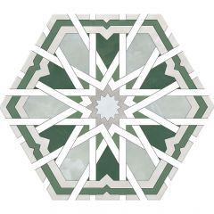 Керамогранит Monopole Radiant green 20x24 см