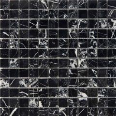 Мозаика Pixmosaic Мрамор Black majesty 30,5х30,5 см (PIX251)
