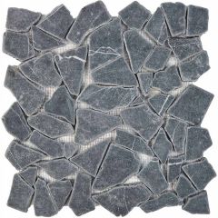 Мозаика Pixmosaic Мрамор Nero Marquna 30,5х30,5 см (PIX260)