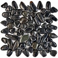 Мозаика Pixmosaic Галька Blaсk stone 30,5х30,5 см (PIX264)