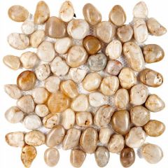 Мозаика Pixmosaic Галька White stone 30,5х30,5 см (PIX267)