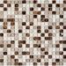 Мозаика Pixmosaic (Пиксмозаик) Мрамор Emperador Dark, White Wooden, Dolomiti Bianco 30,5х30,5 см (PIX277)