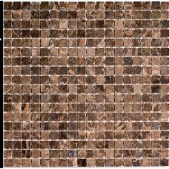 Мозаика Pixmosaic Мрамор Dark Emperador 30,5х30,5 см (PIX304)