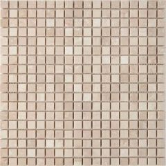 Мозаика Pixmosaic Мрамор Cream marfil 30,5х30,5 см (PIX234)