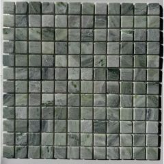 Мозаика Pixmosaic Мрамор Jet Green матовая 30,5х30,5 см (PIX313)